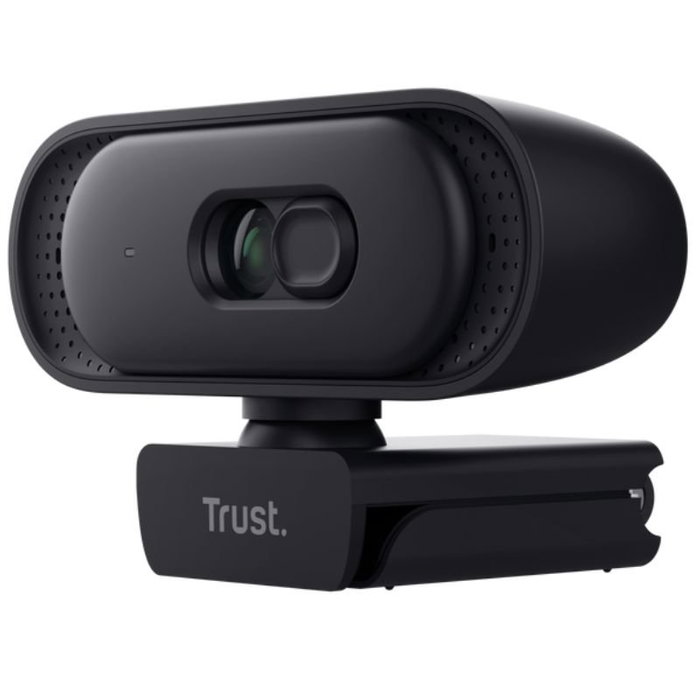 Trust Tomar 26141 Webcam QHD 2K con Obturador de Privacidad, Negro